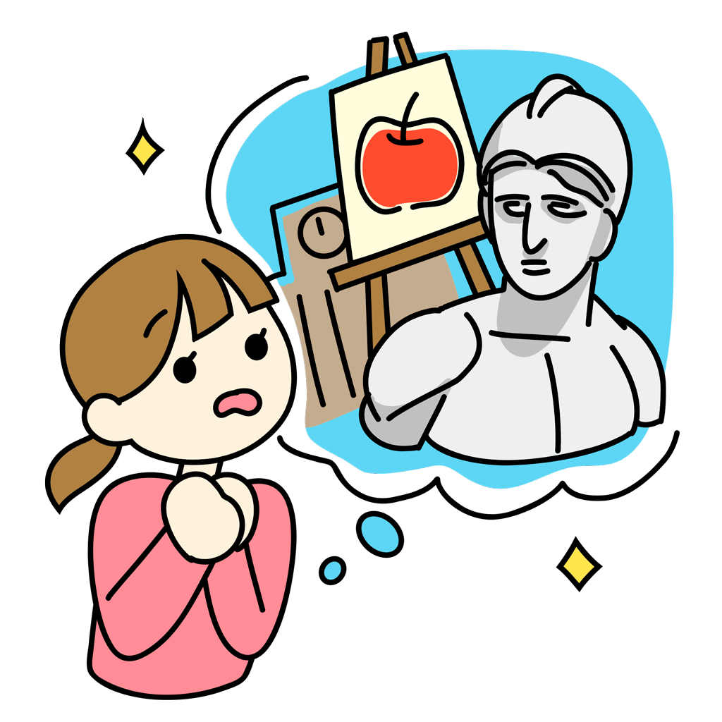 絵画技法の選択
